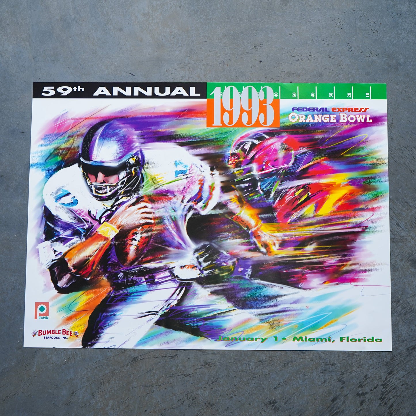 1993 Orange Bowl Poster