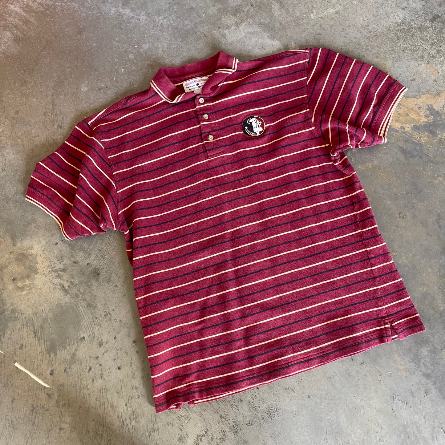 FSU Striped Boca Classics Polo