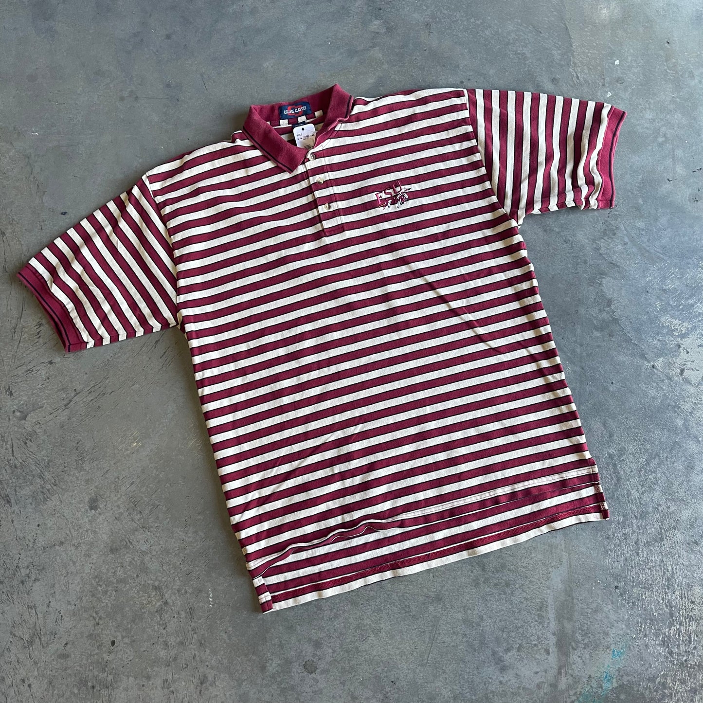 FSU College Classics Striped Polo