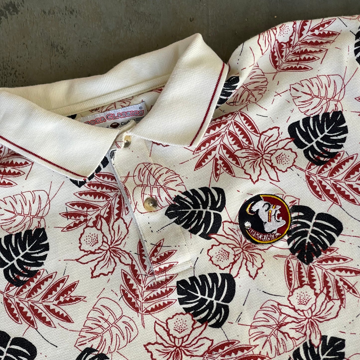 FSU Hawaiian Boca Classics Polo