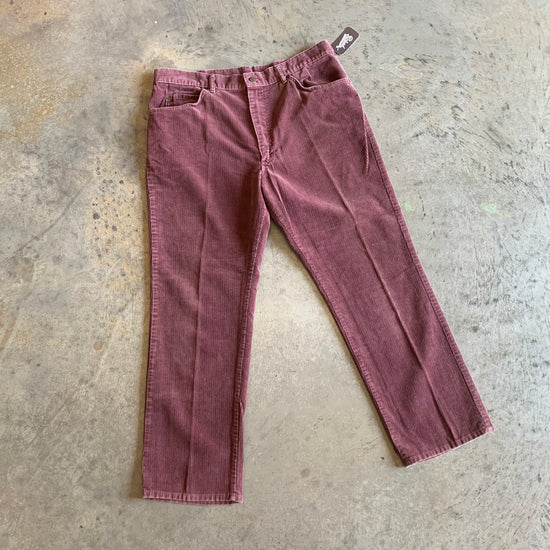 Maroon Corduroy Pants - 34x28