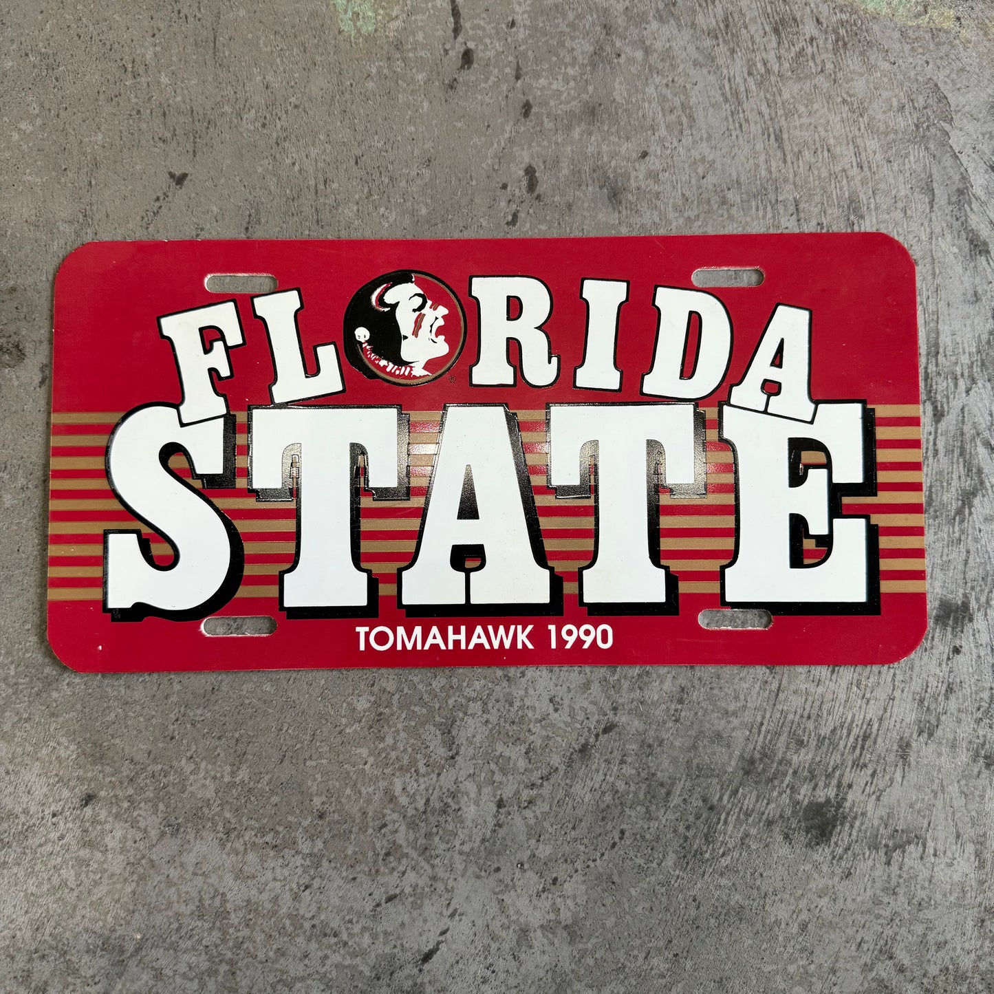 FSU License Plate
