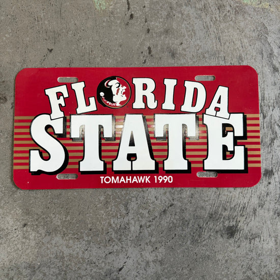 FSU License Plate