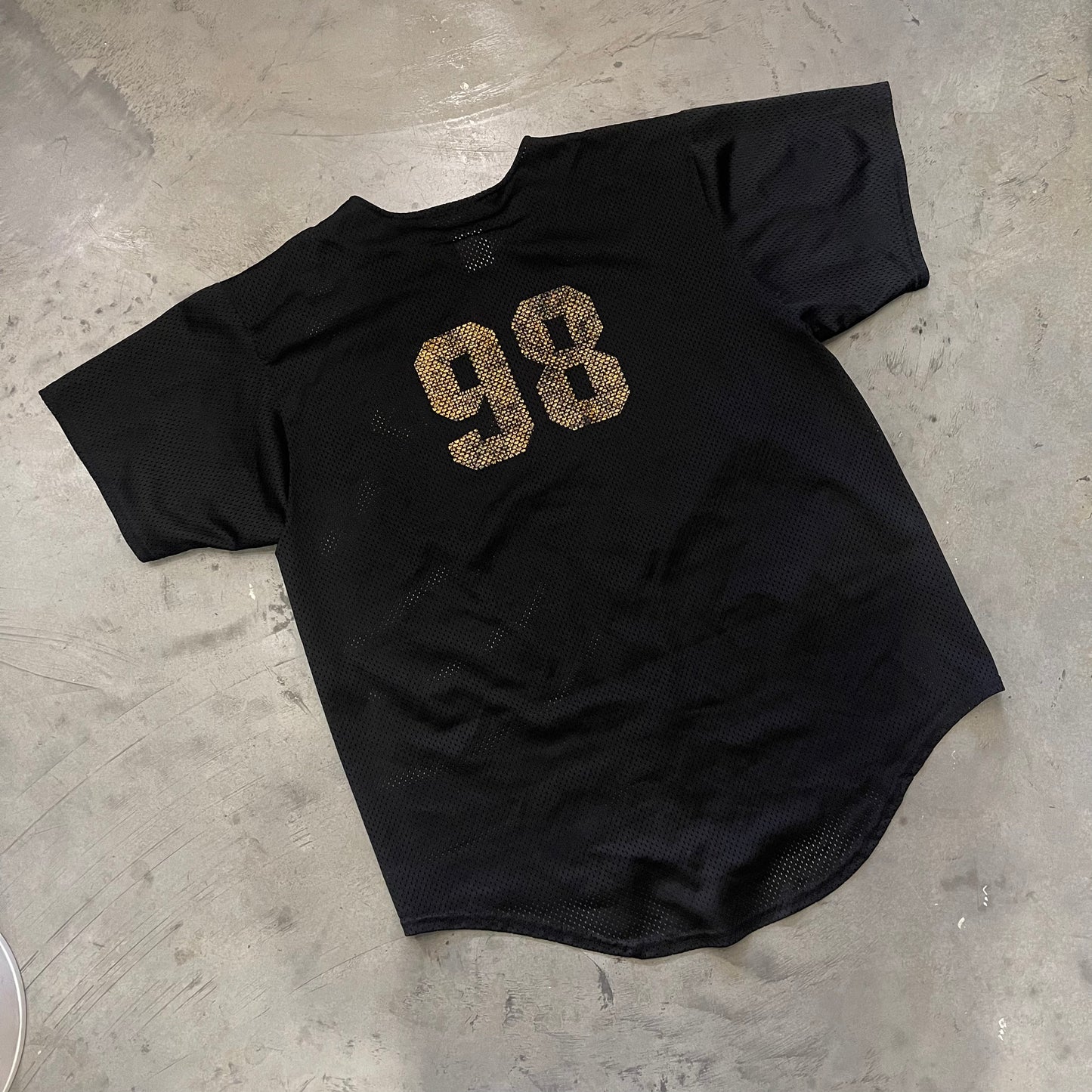 FSU "FS" Black Baseball Jersey