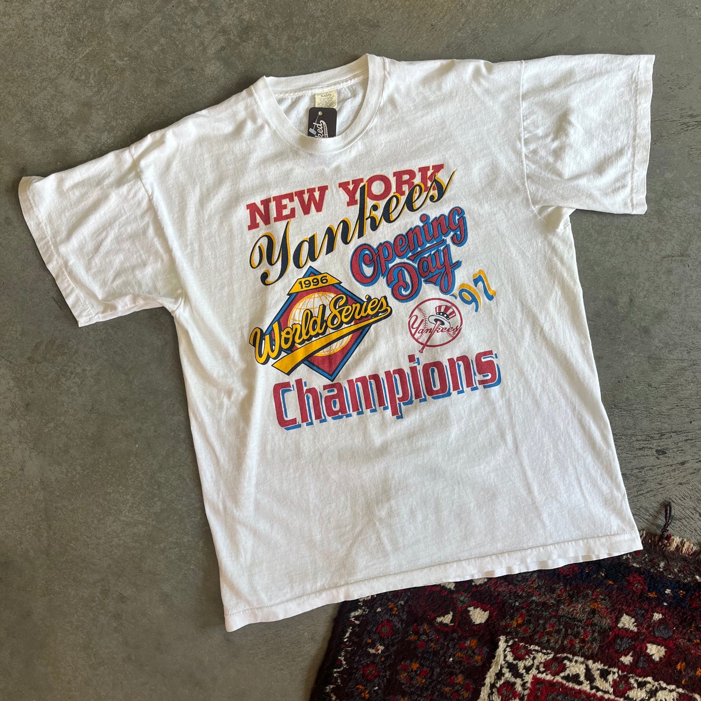 NY Yankees 1997 Opening Day Shirt - L