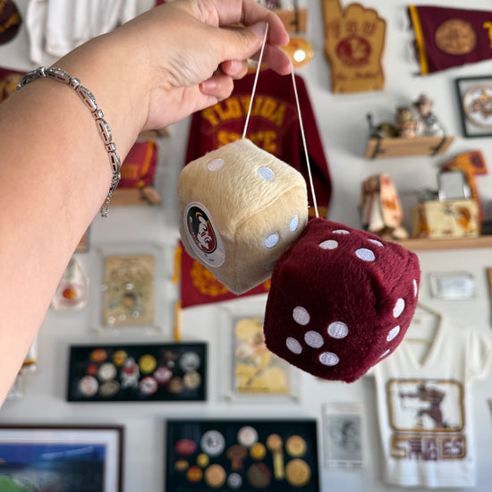 Old Logo Plush Hanging Dice