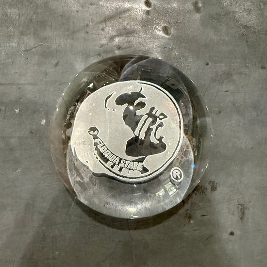 Old Logo Glass Paperweight