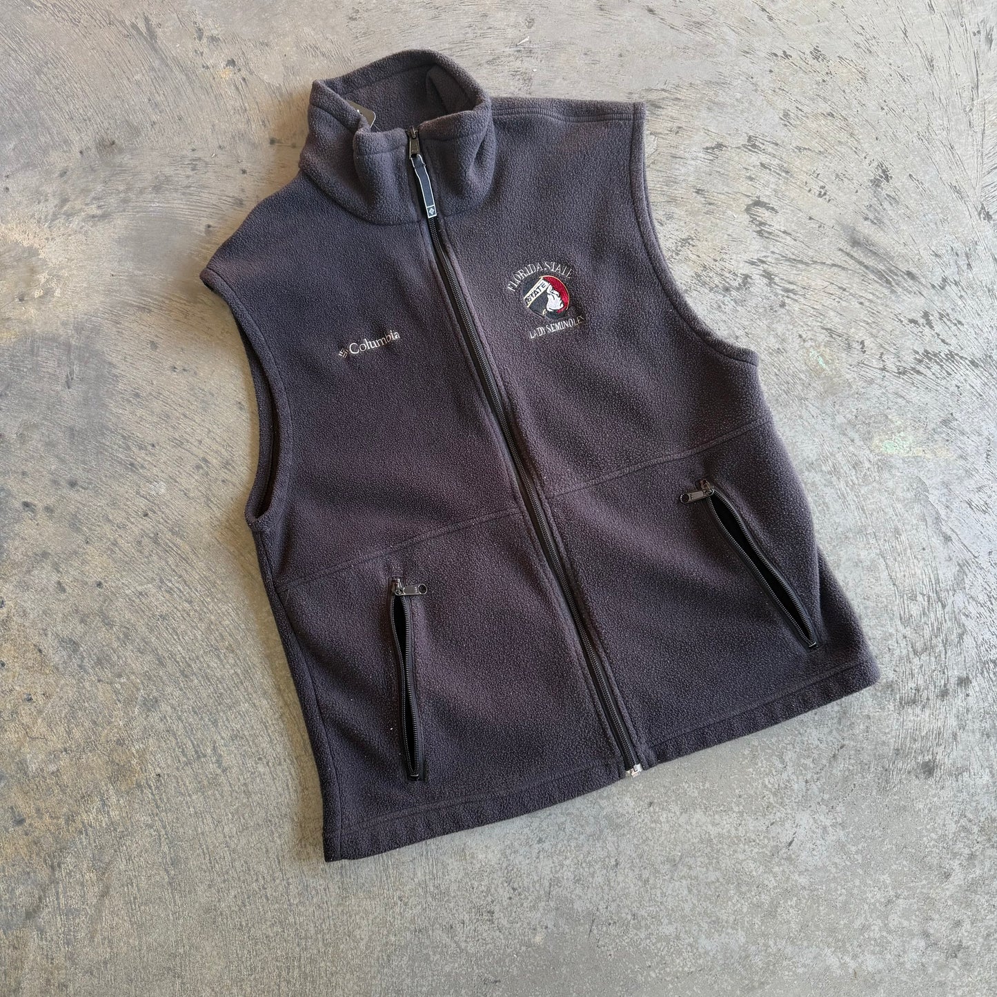 Lady Seminoles Columbia Fleece Vest - M