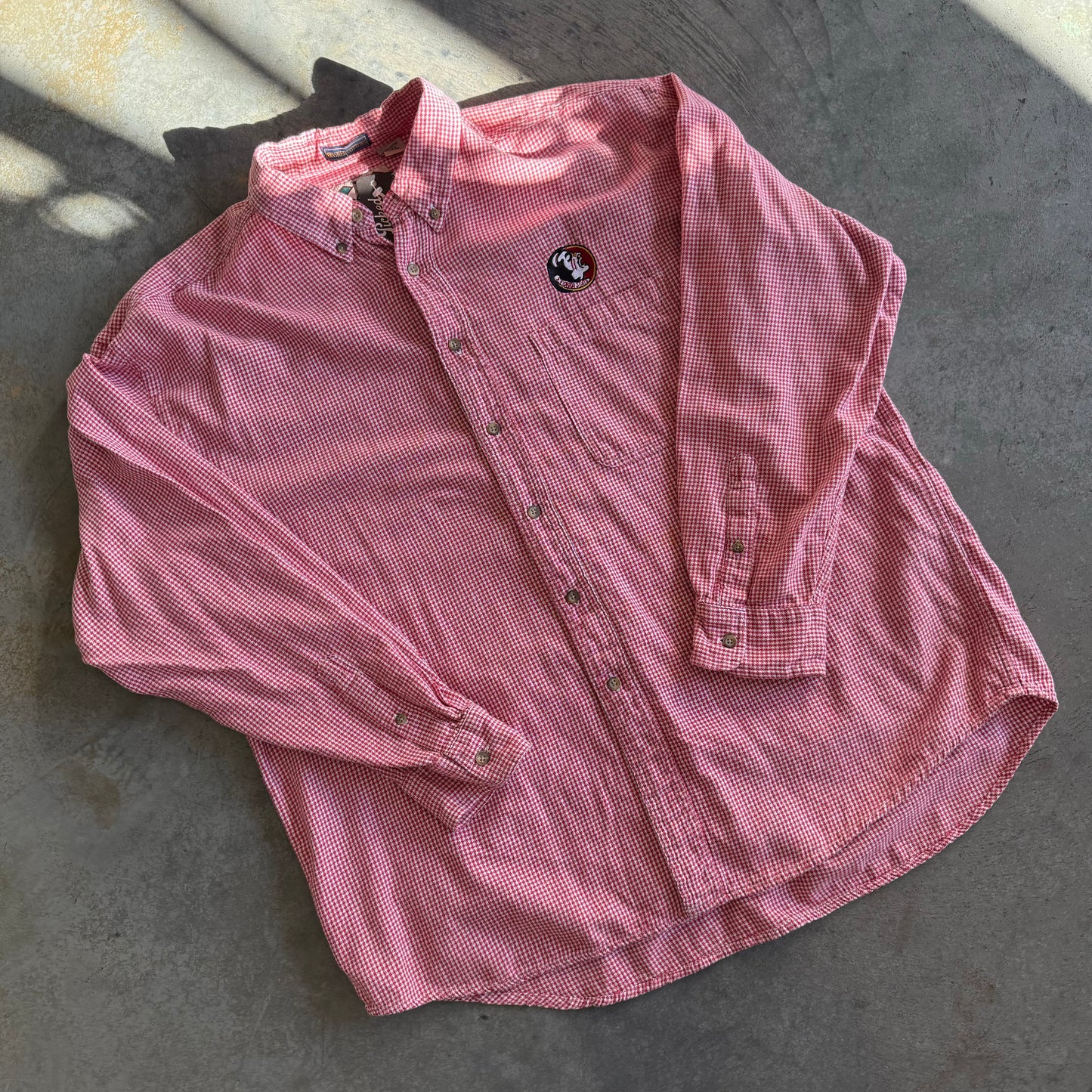 FSU Cotton Button Up Shirt - XXL