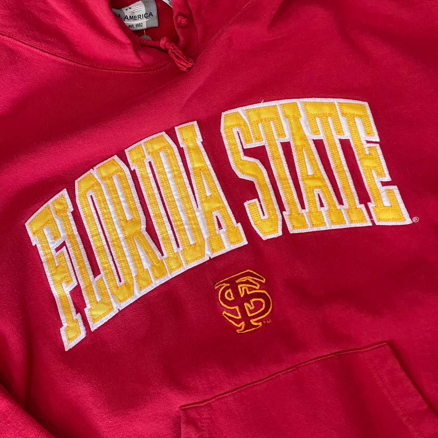 Florida State Embroidered J. America Hoodie