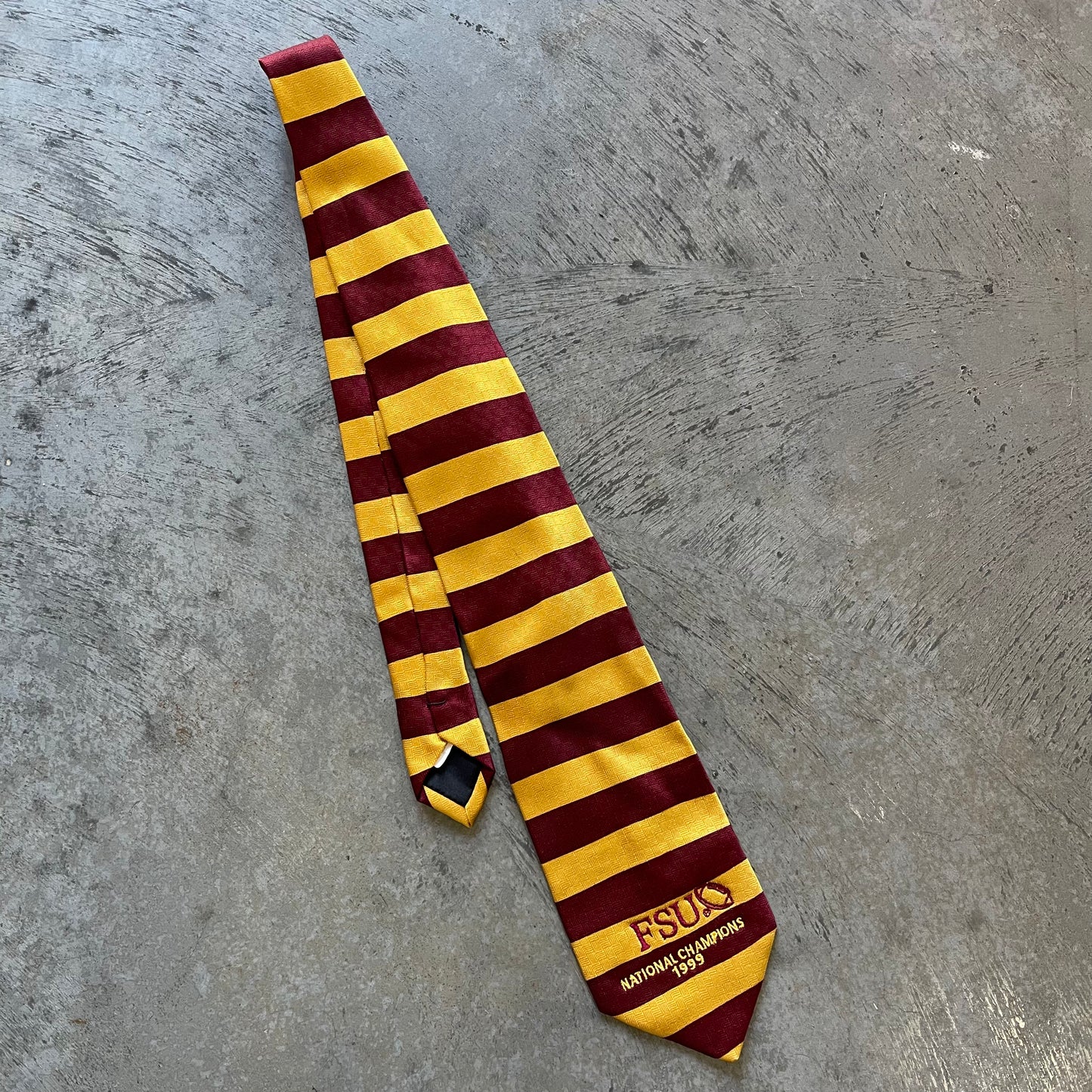 FSU Striped Champion Tie