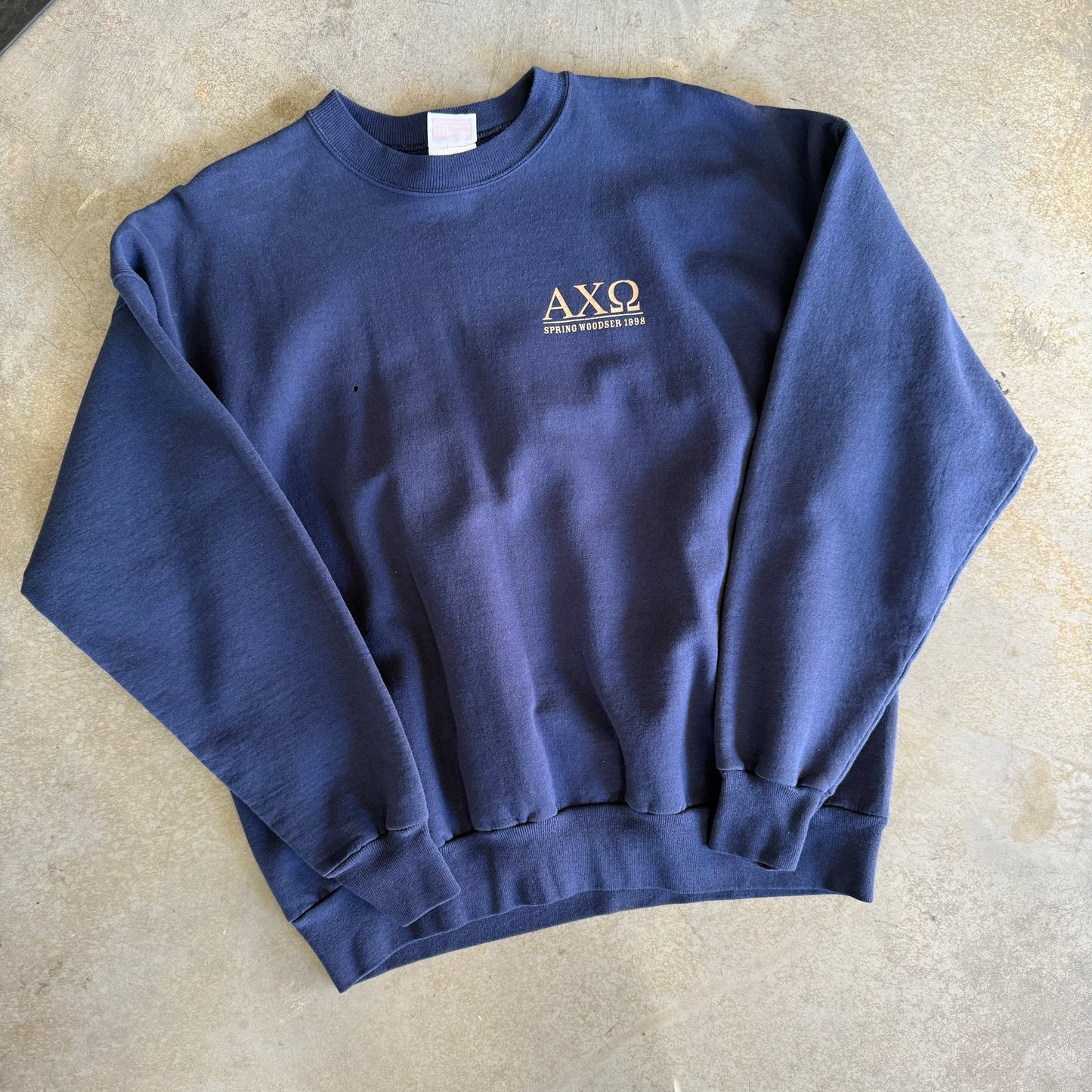 Alpha Chi Omega 1998 Sweatshirt - Large (As-Is)