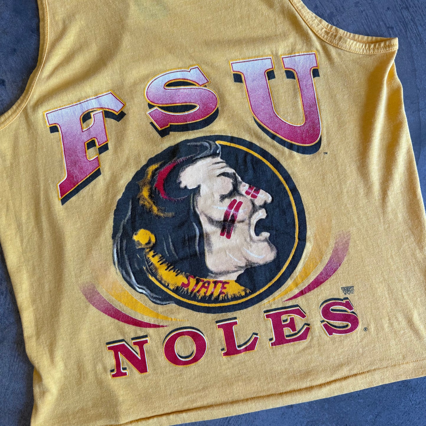 FSU Noles Yellow Tank