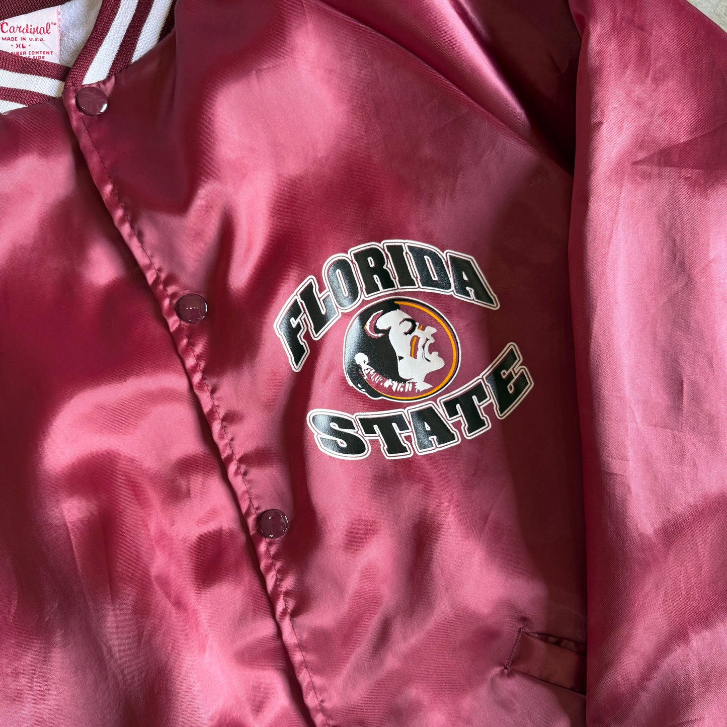 FSU Cardinal Satin Jacket