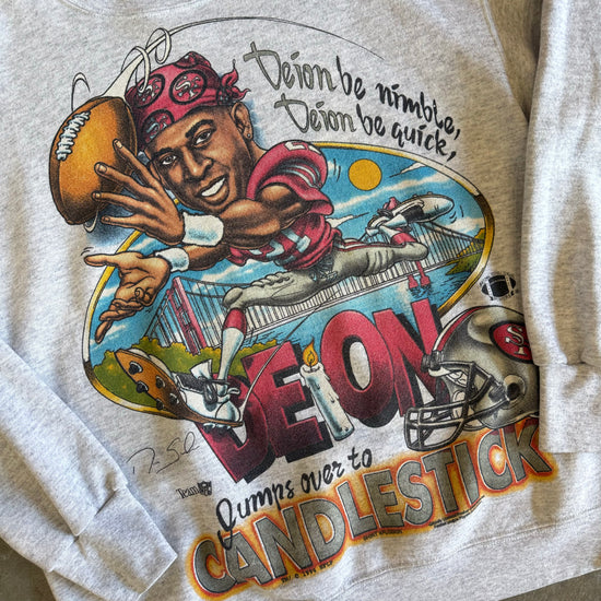 Deion Sanders Cartoon Sweatshirt