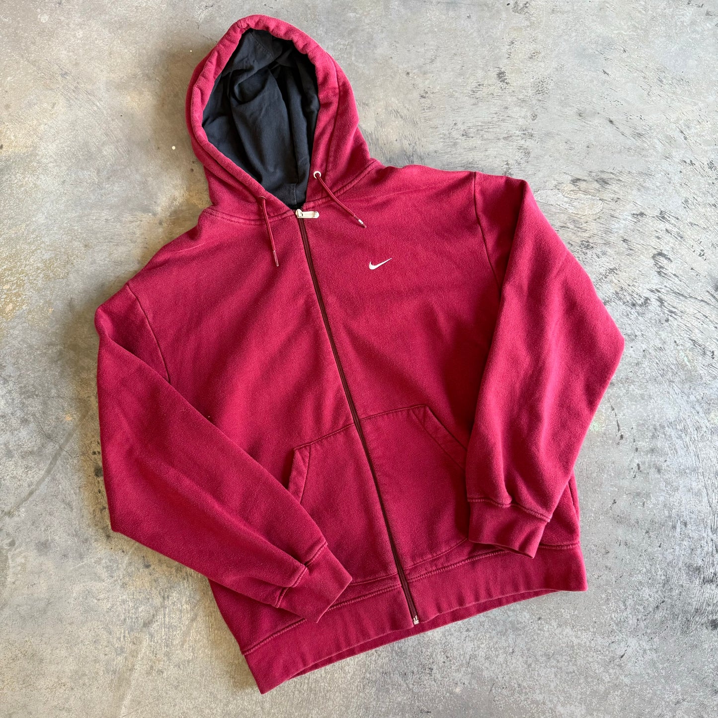 Nike Garnet Zip Up Hoodie