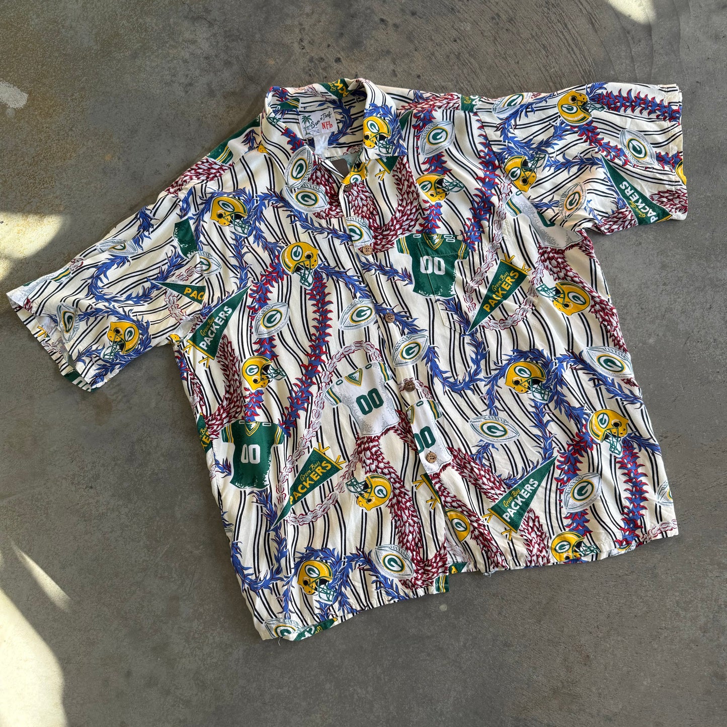 GB Packers Hawaiian Shirt - XL