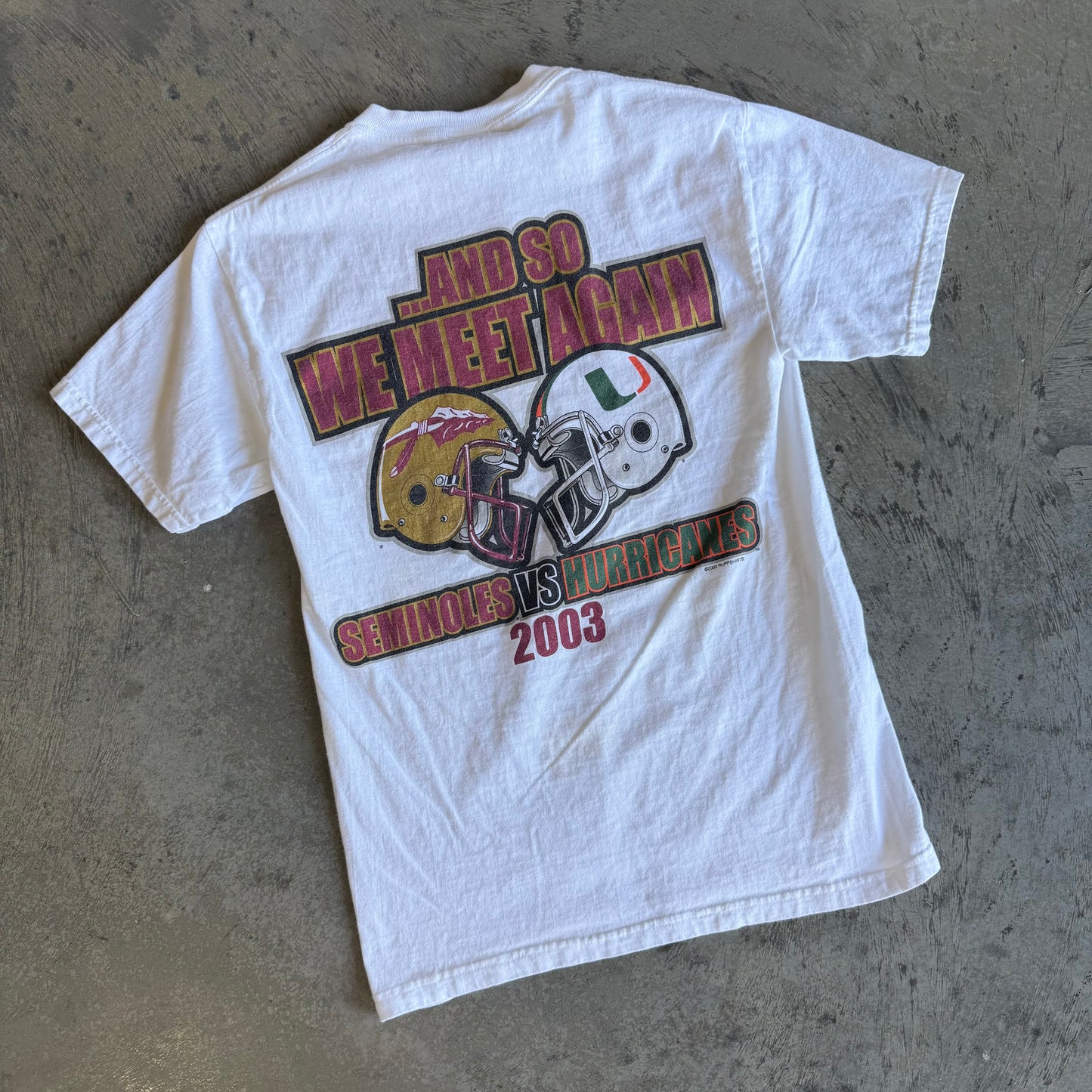 2003 FSU vs UM Shirt