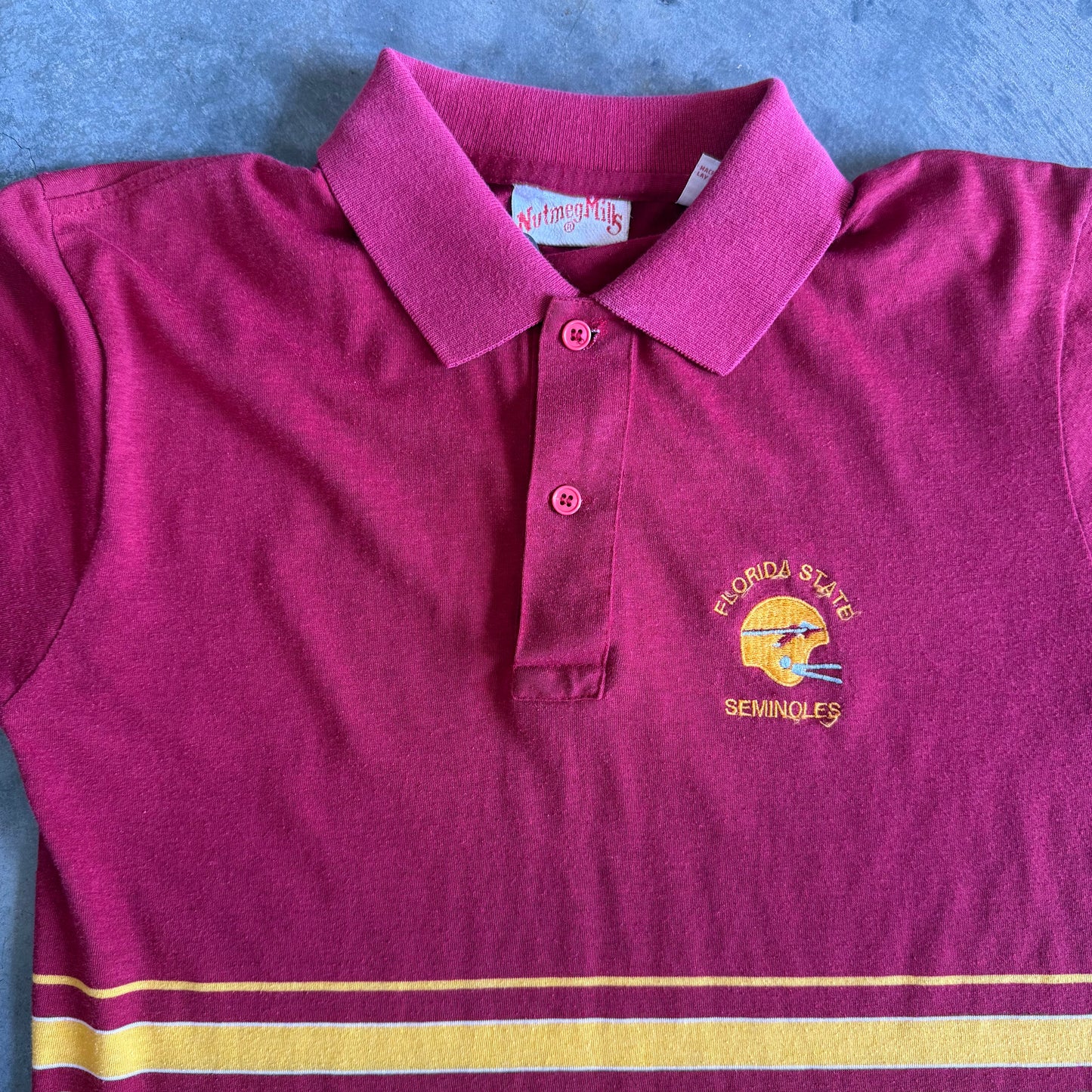 1980's FSU Helmet Polo - Small