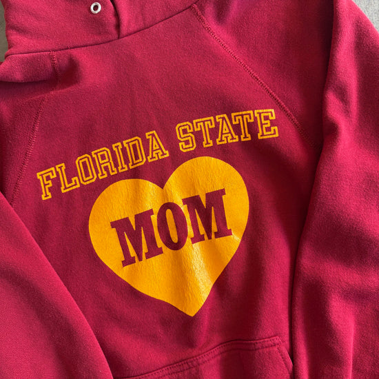 Florida State Mom Heart Hoodie - M