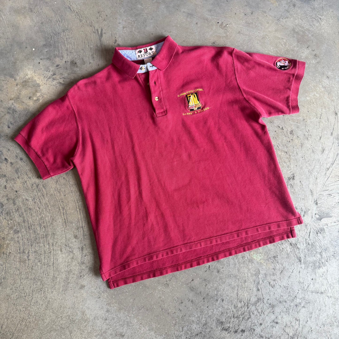 FSU Football 50th Anni. Polo - Medium