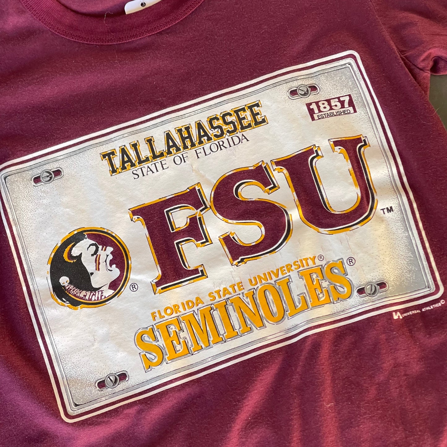 FSU License Plate Shirt