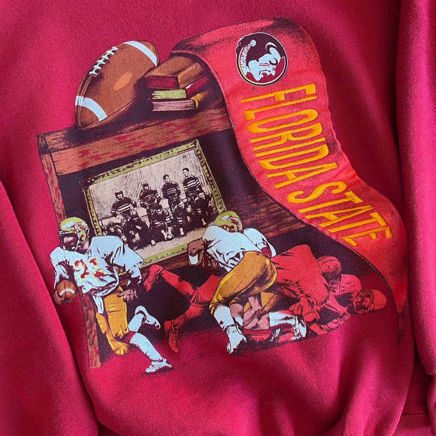 FSU Retro Football Crewneck