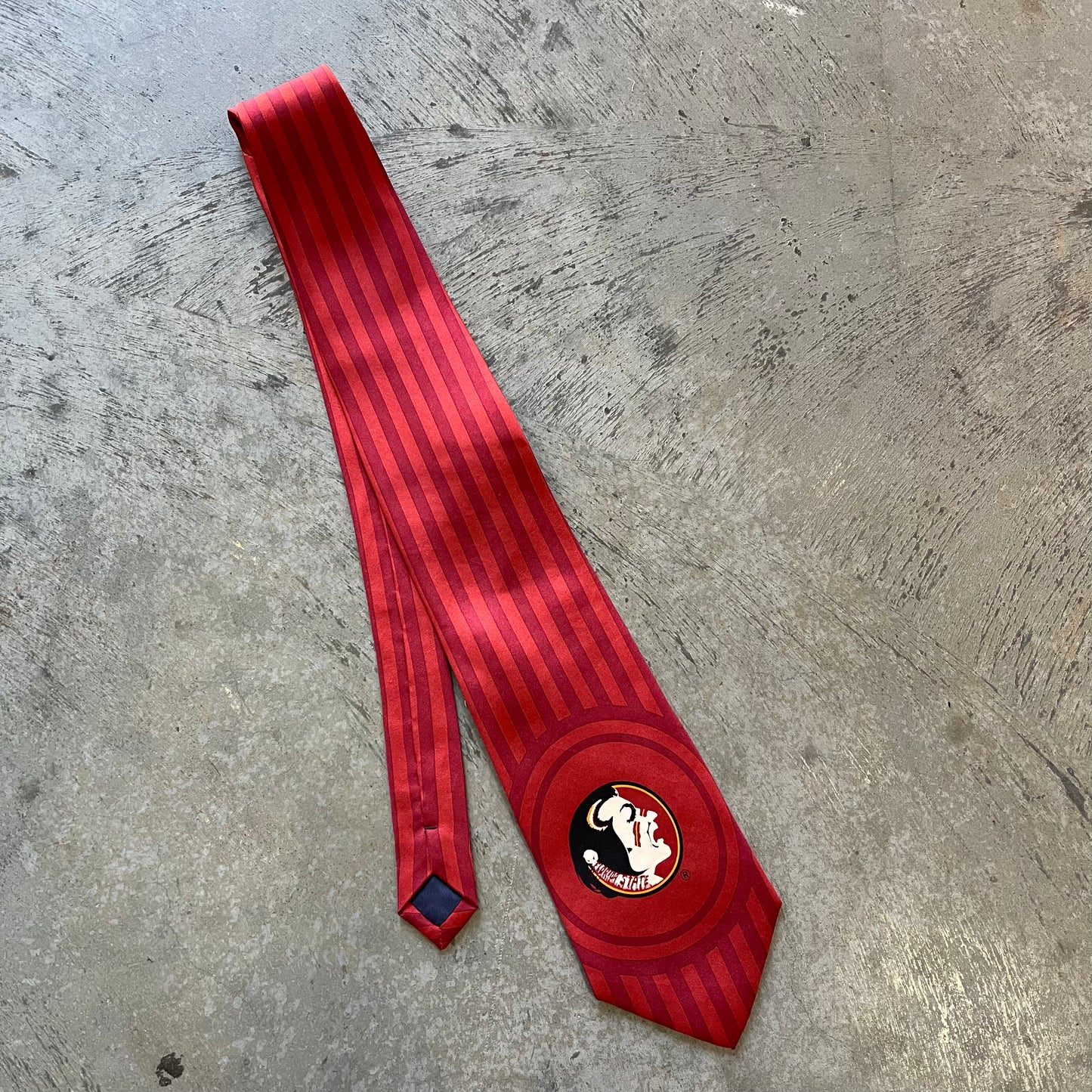 FSU Garnet Striped Tie