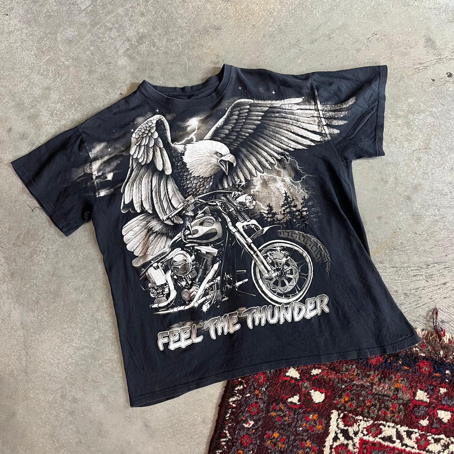 Eagle & Motorcycle Shirt - M