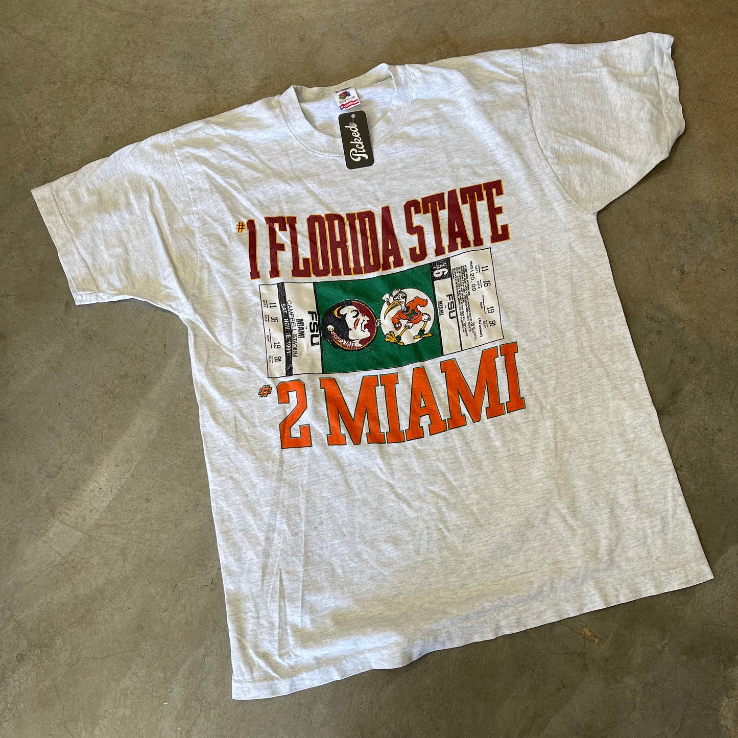 FSU vs. Miami Ticket Shirt