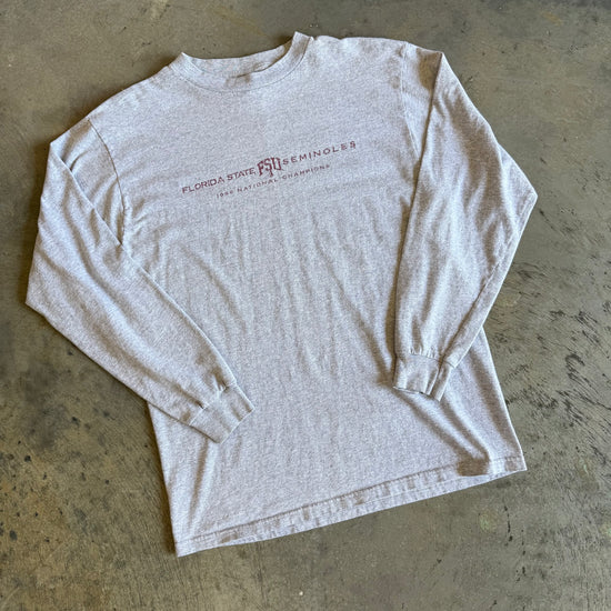 FSU 1999 National Champs LS Tultex Shirt