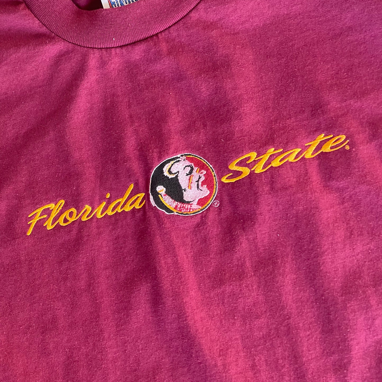 Florida State Embroidered Script Sport Attack Shirt