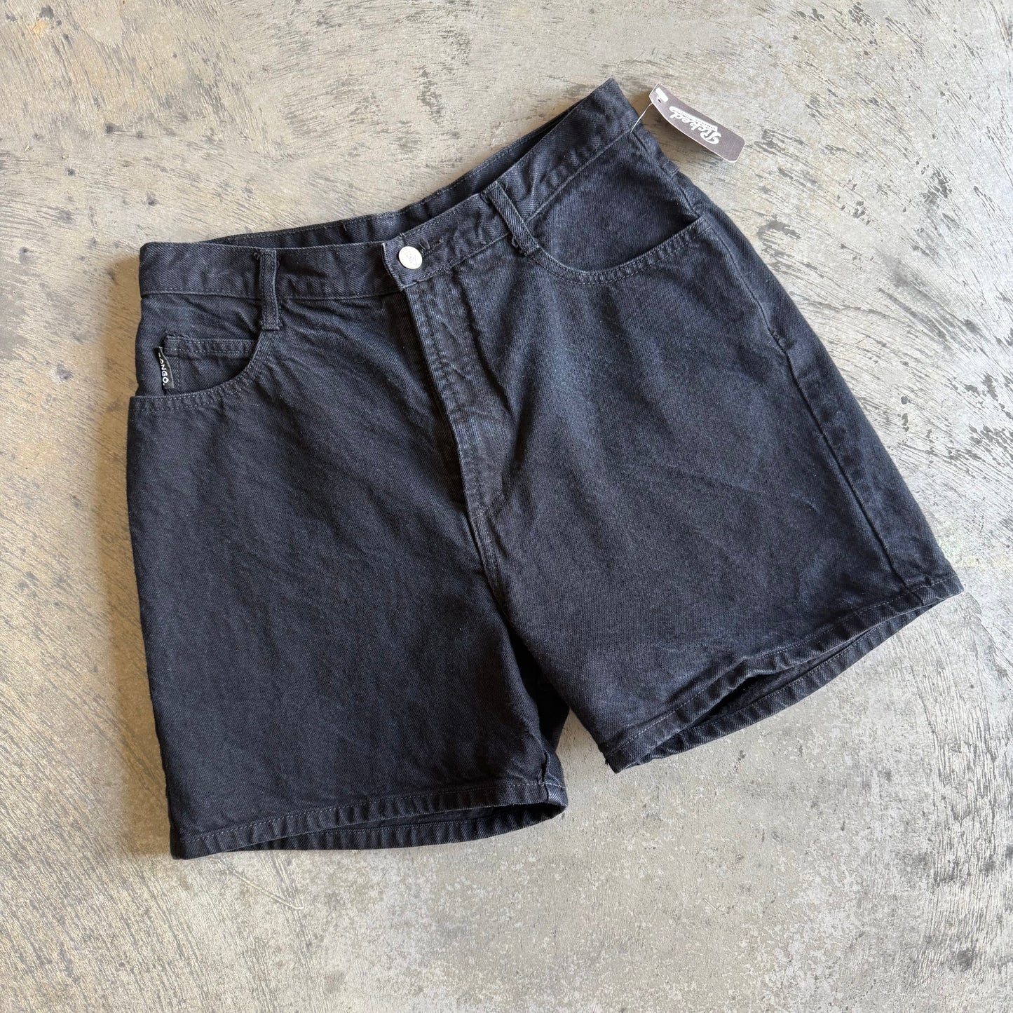 Bongo Black Highwaisted Shorts - 28