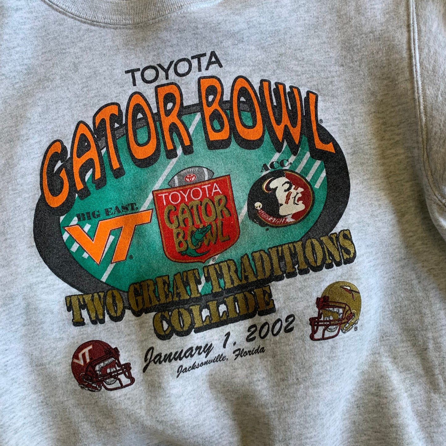 FSU v Virginia Tech Gator Bowl 2002 Crewneck