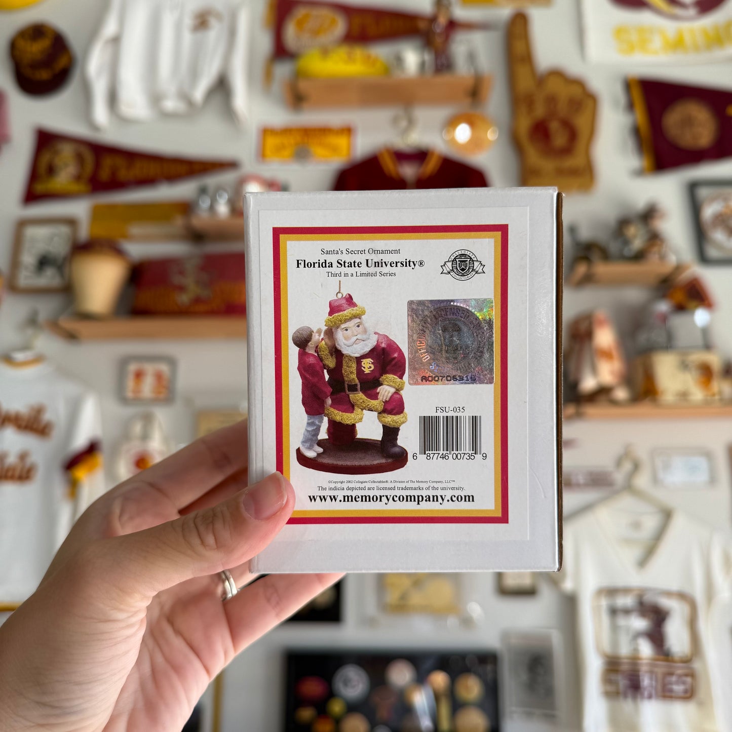 FSU Santa’s Secret Ornament