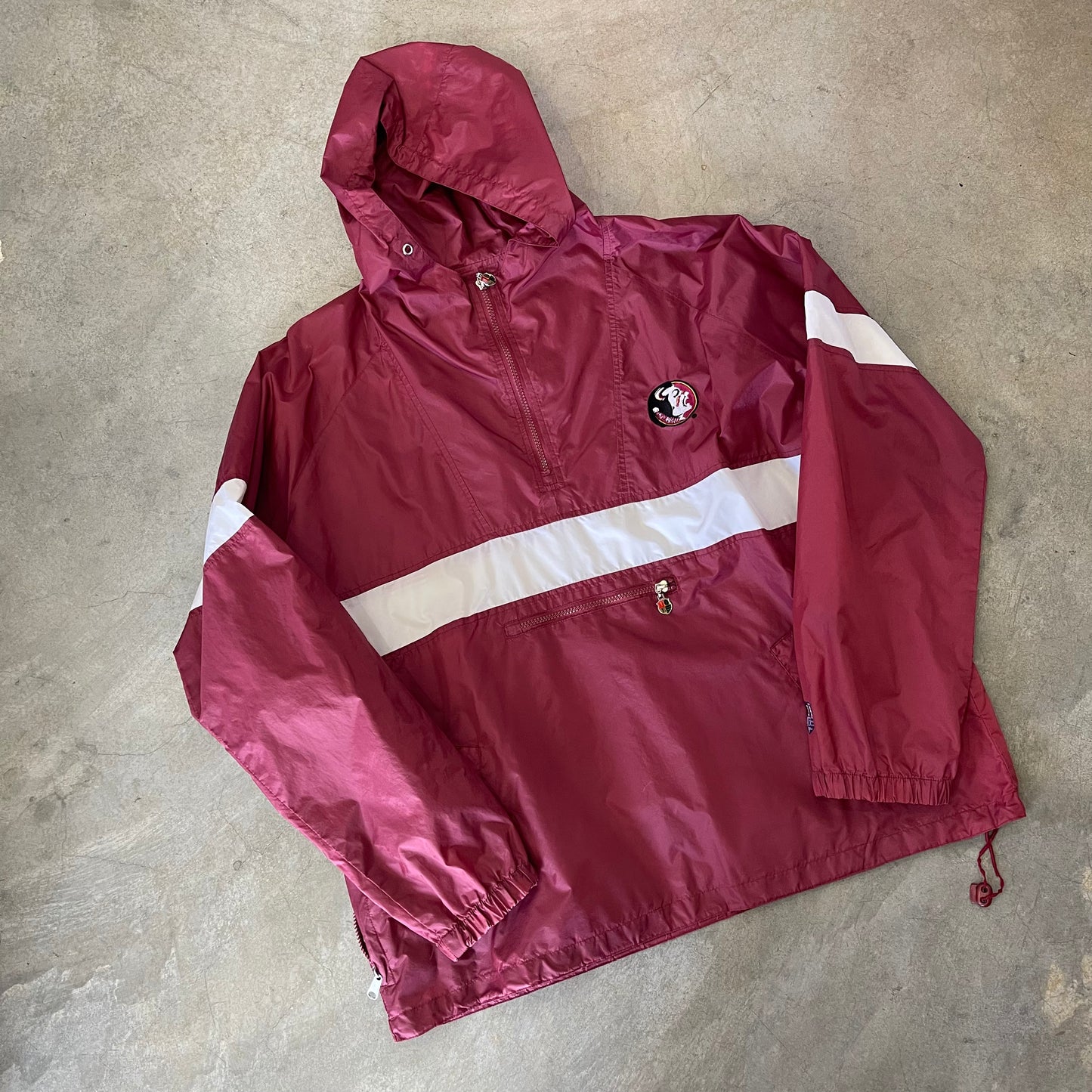 FSU Old Logo Joe College Rain Jacket
