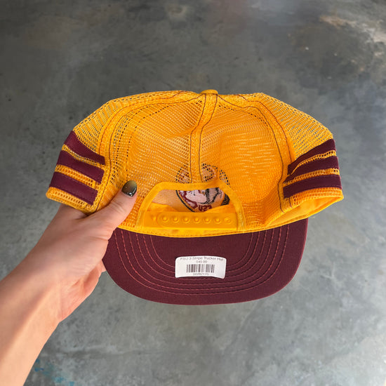 FSU 3 Stripe Trucker Hat