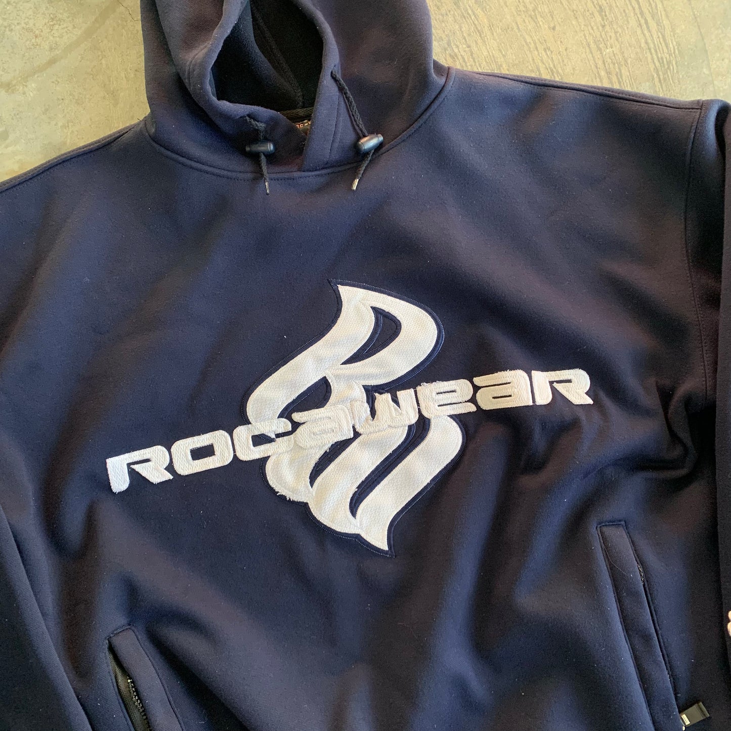 Navy Blue Roca Wear Hoodie