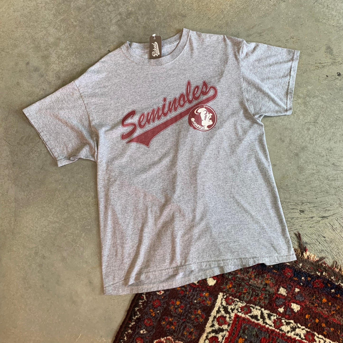 Grey FSU Seminoles Shirt - L