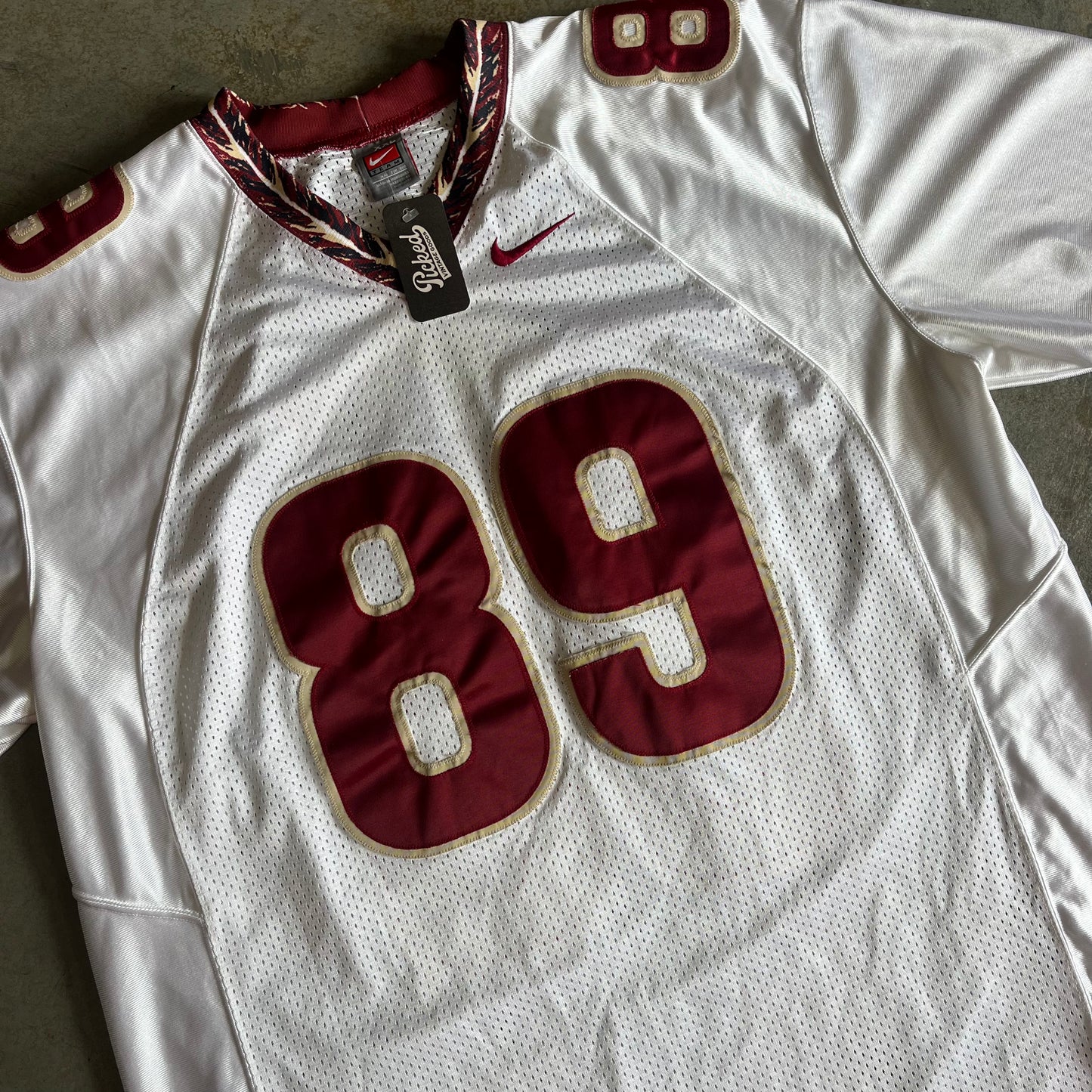 FSU White Nike Football Jersey