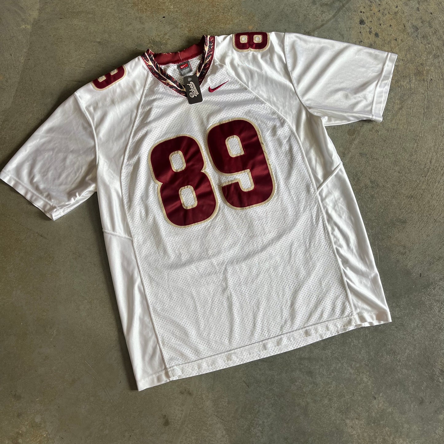 FSU White Nike Football Jersey