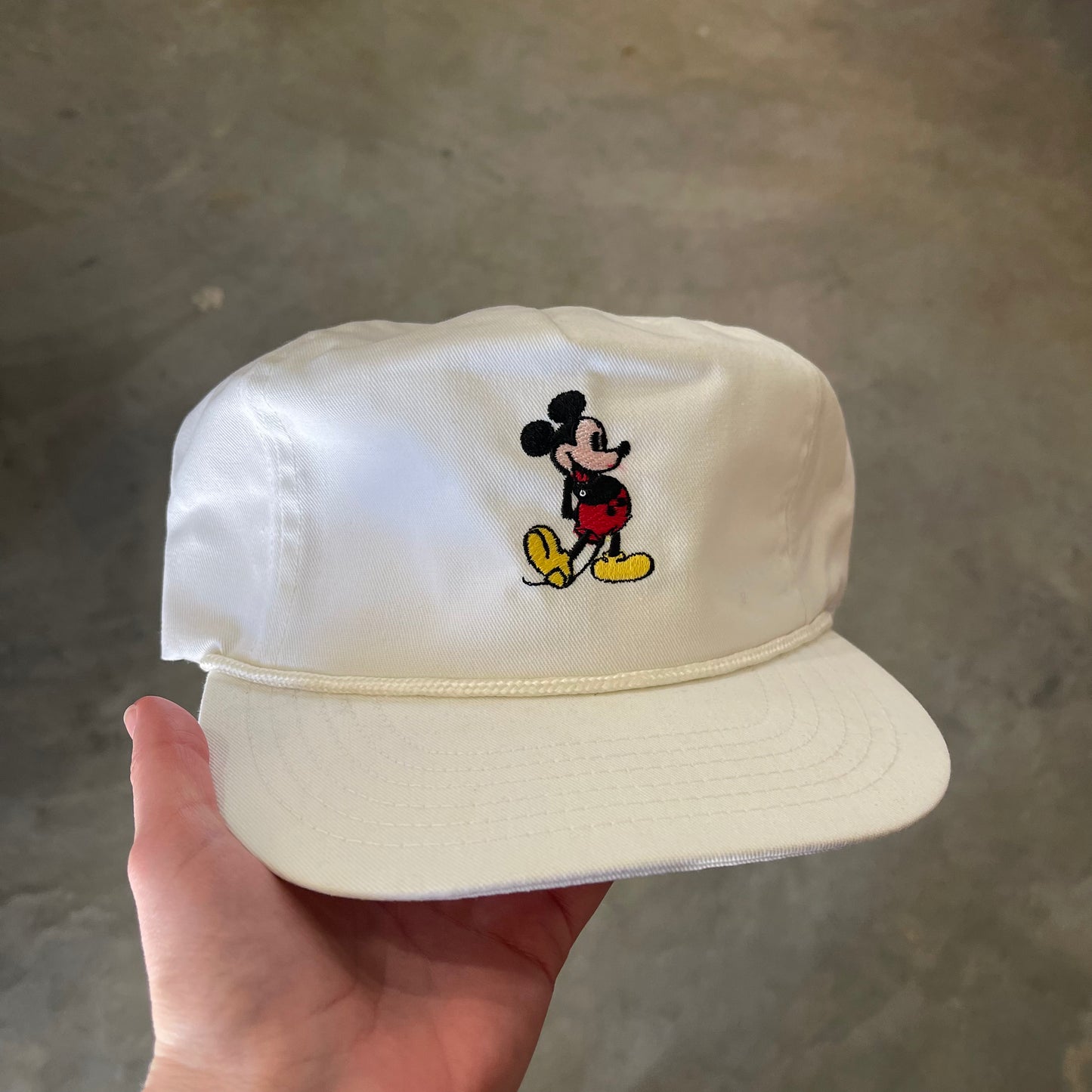 White Mickey Disney Hat