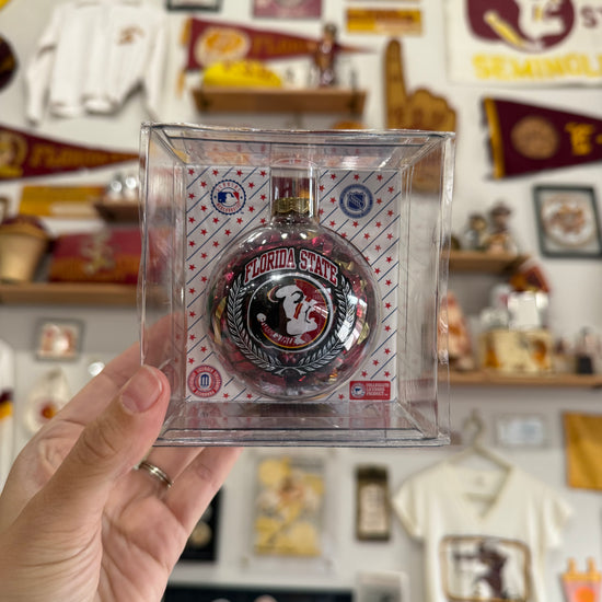 Florida State Garnet Ribbon Ornament