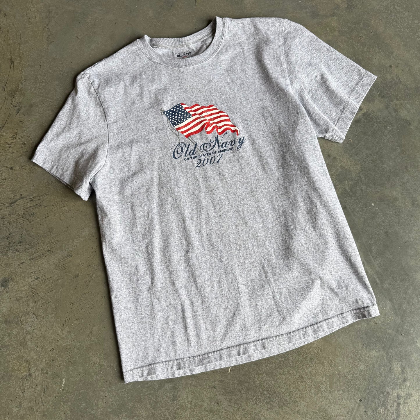 2007 Old Navy Flag Shirt