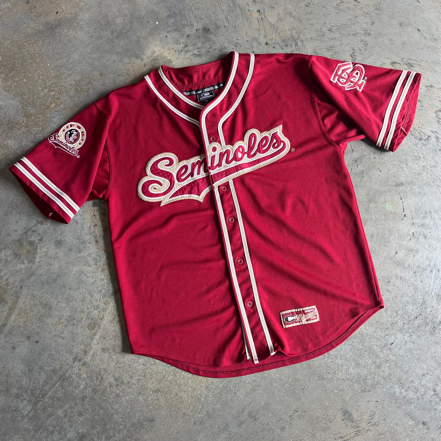 FSU Colosseum Baseball Jersey