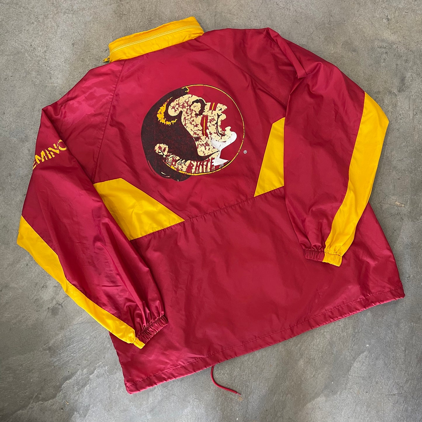 FSU Seminoles Garnet & Gold Rain Jacket