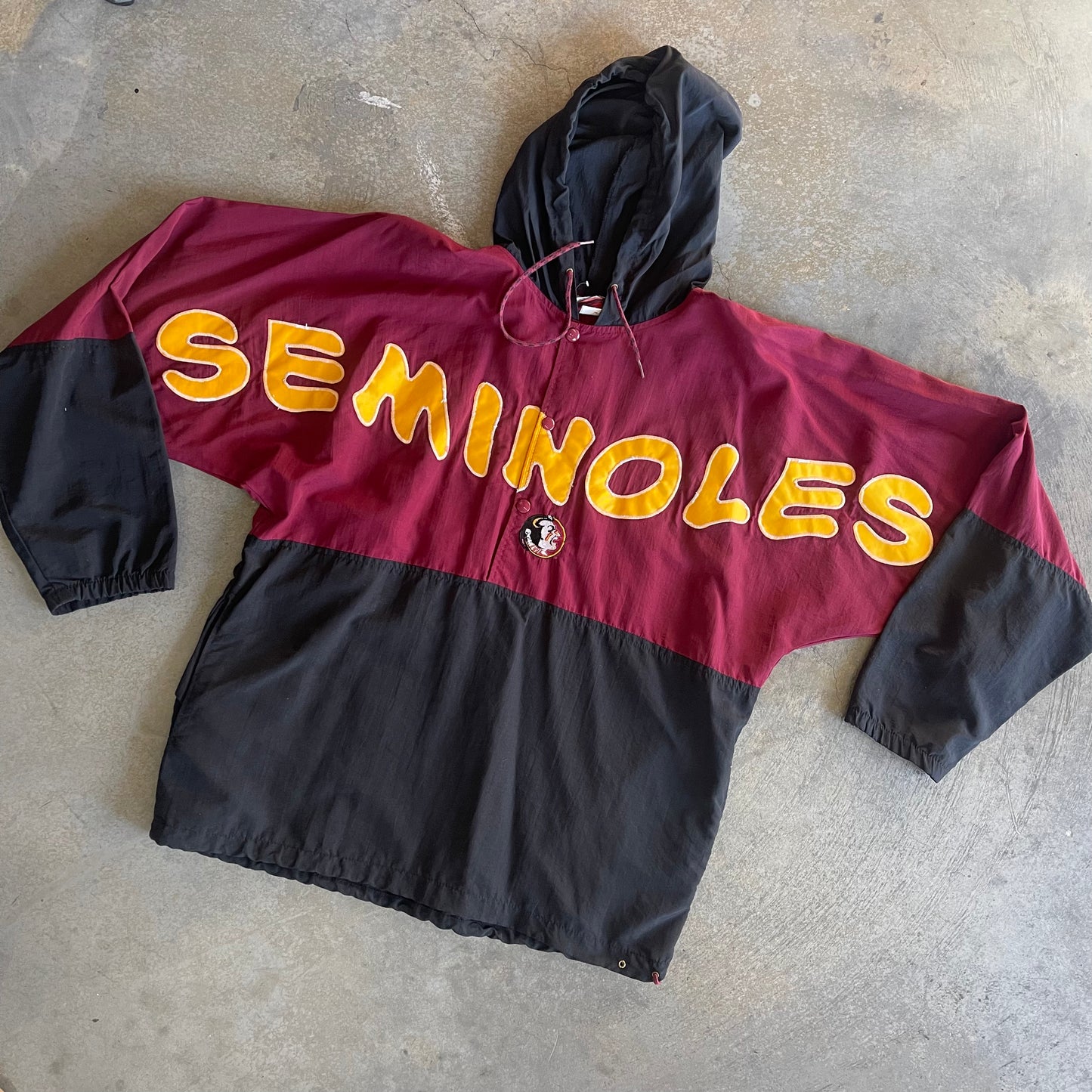 Seminoles Spellout Windbreaker Jacket - L