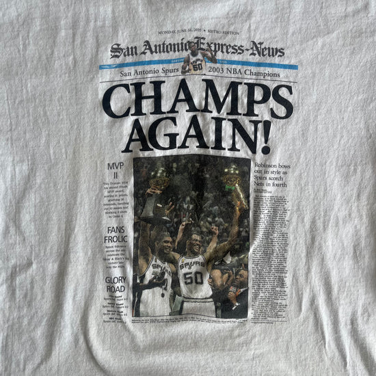 2003 San Antonio Spurs NBA Champs Shirt