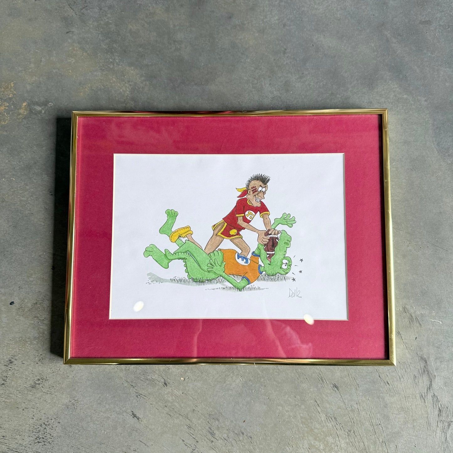 Stuffed Gator Framed Artwork