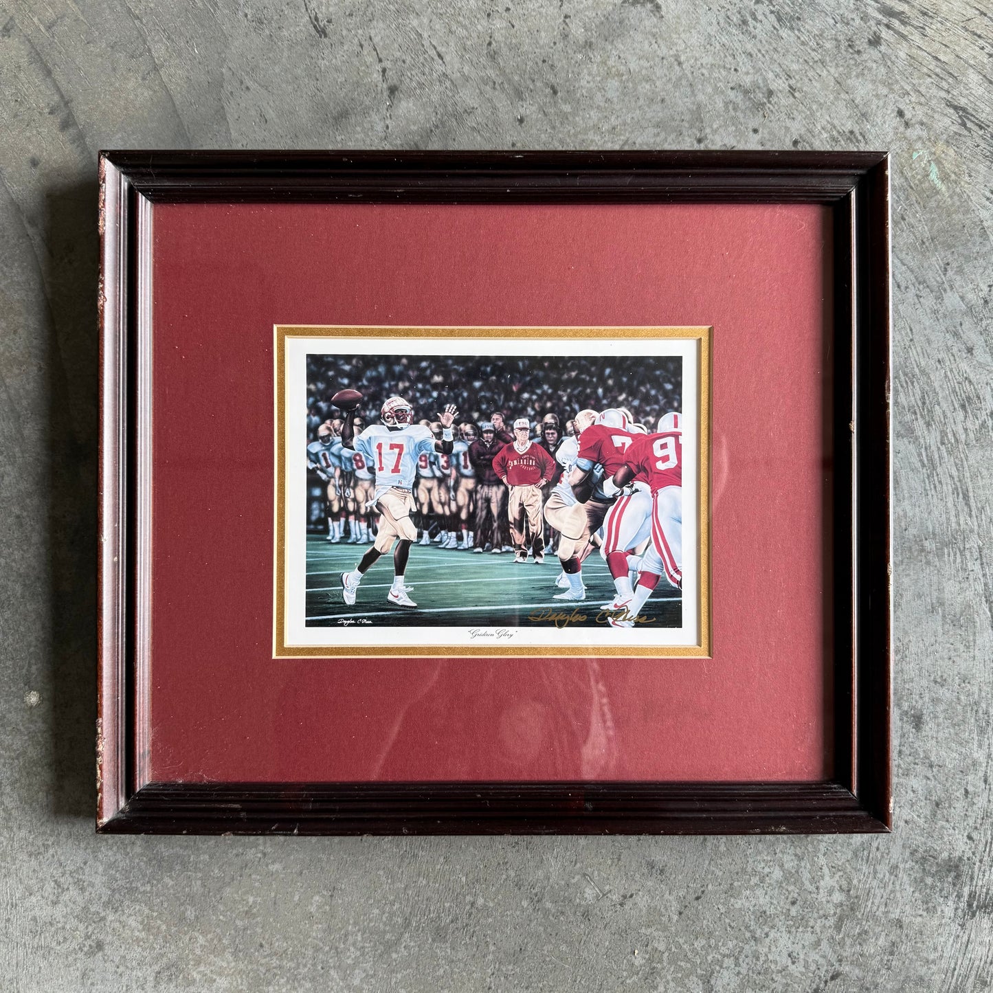 FSU "Gridiron Glory" Framed Art